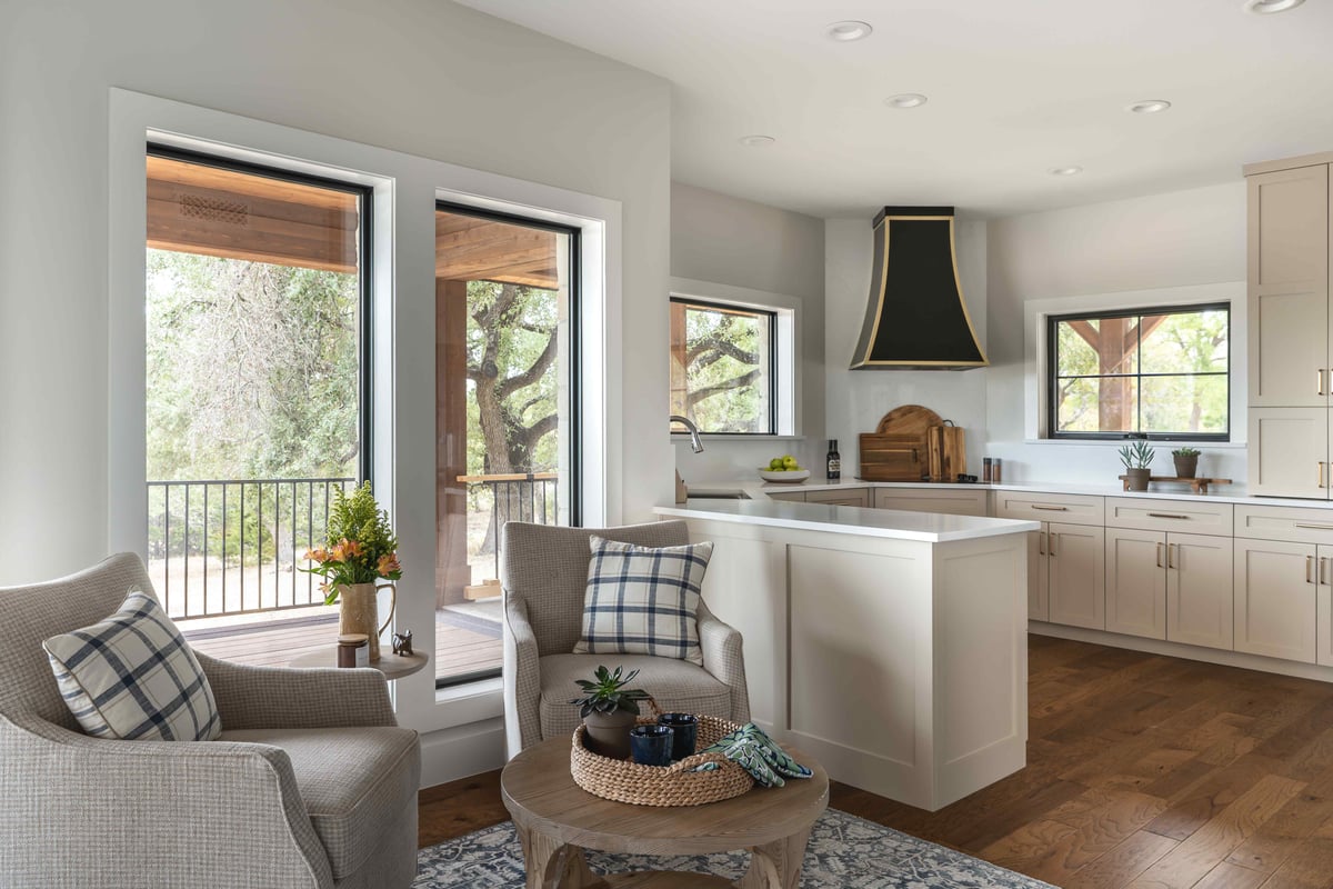 Modern kitchen area in Lake George Town | J Bryant Boyd