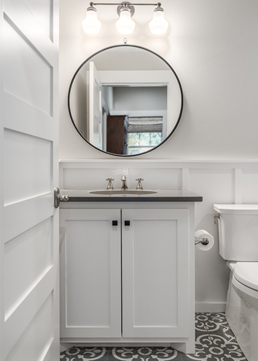custom vanity sink in half bathroom j bryant boyd georgetown tx